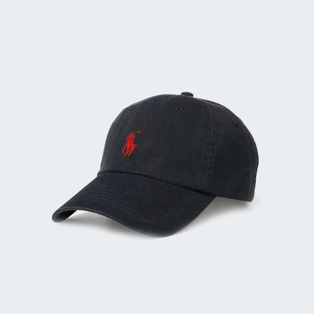 BONÉ RALPH LAUREN BASEBALL BLACK/RED