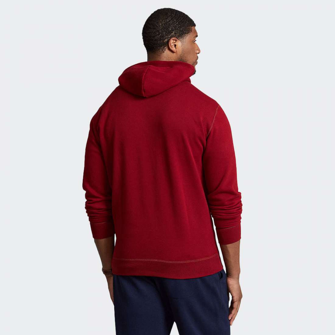 HOODIE RALPH LAUREN 710766778 FLEECE RED