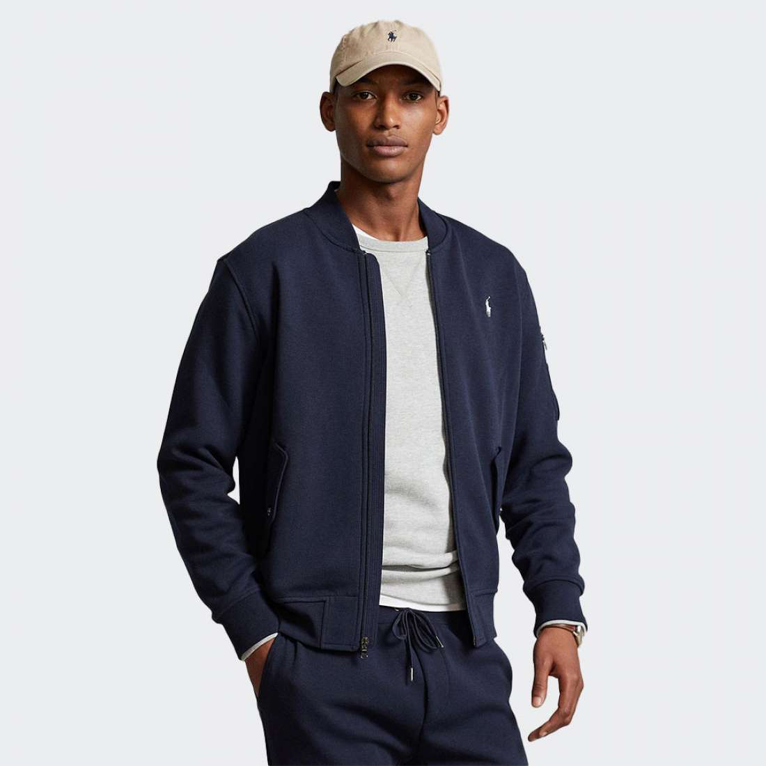 CASACO RALPH LAUREN DOUBLE KNTAVIATOR/NAVY