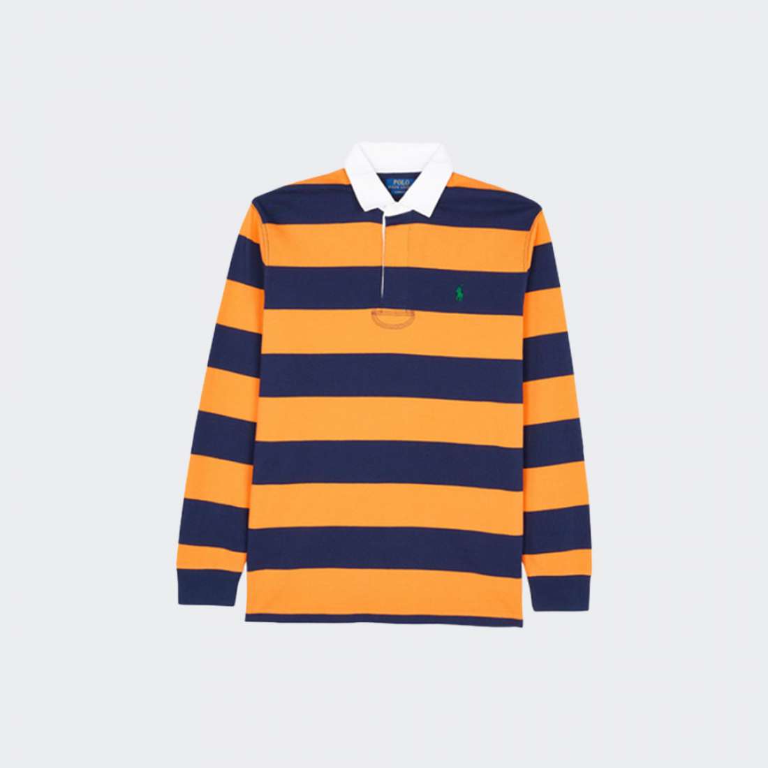 POLO RALPH LAUREN JERSEY LSL NEWPORT NAVY/S ORANGE