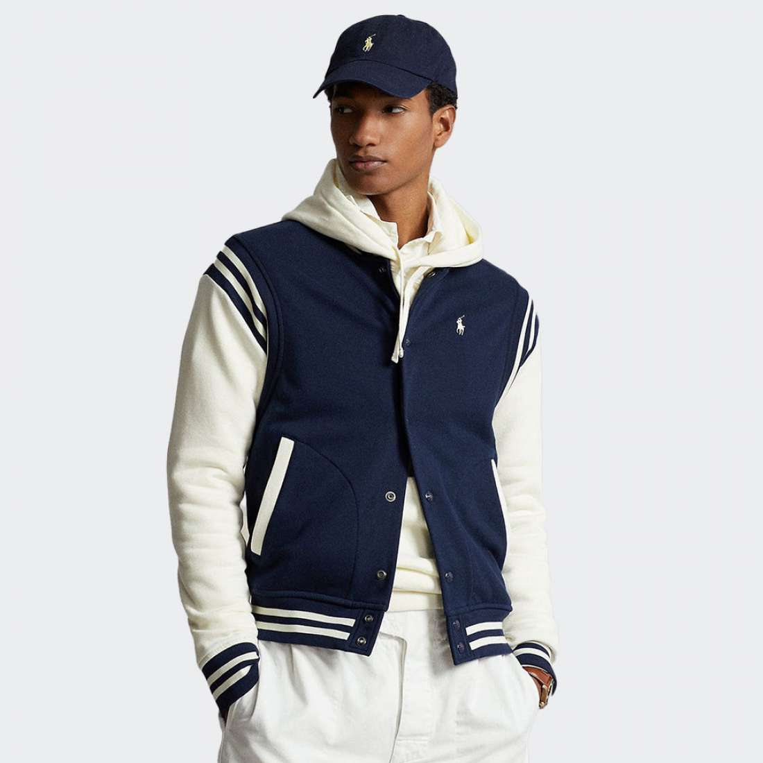 CASACO RALPH LAUREN  BASEBL CRUISE NAVY/CLUBHOUSE