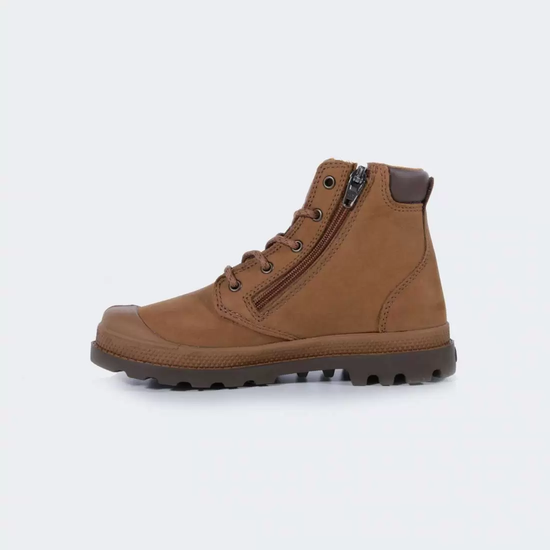 PALLADIUM PAMPA HI CUFF MAHOGANY