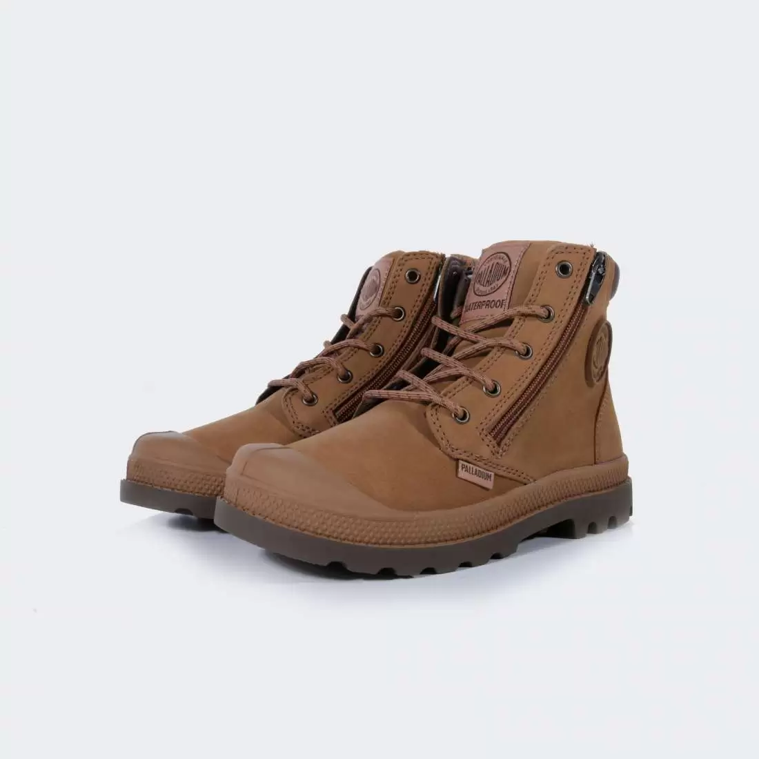 PALLADIUM PAMPA HI CUFF MAHOGANY