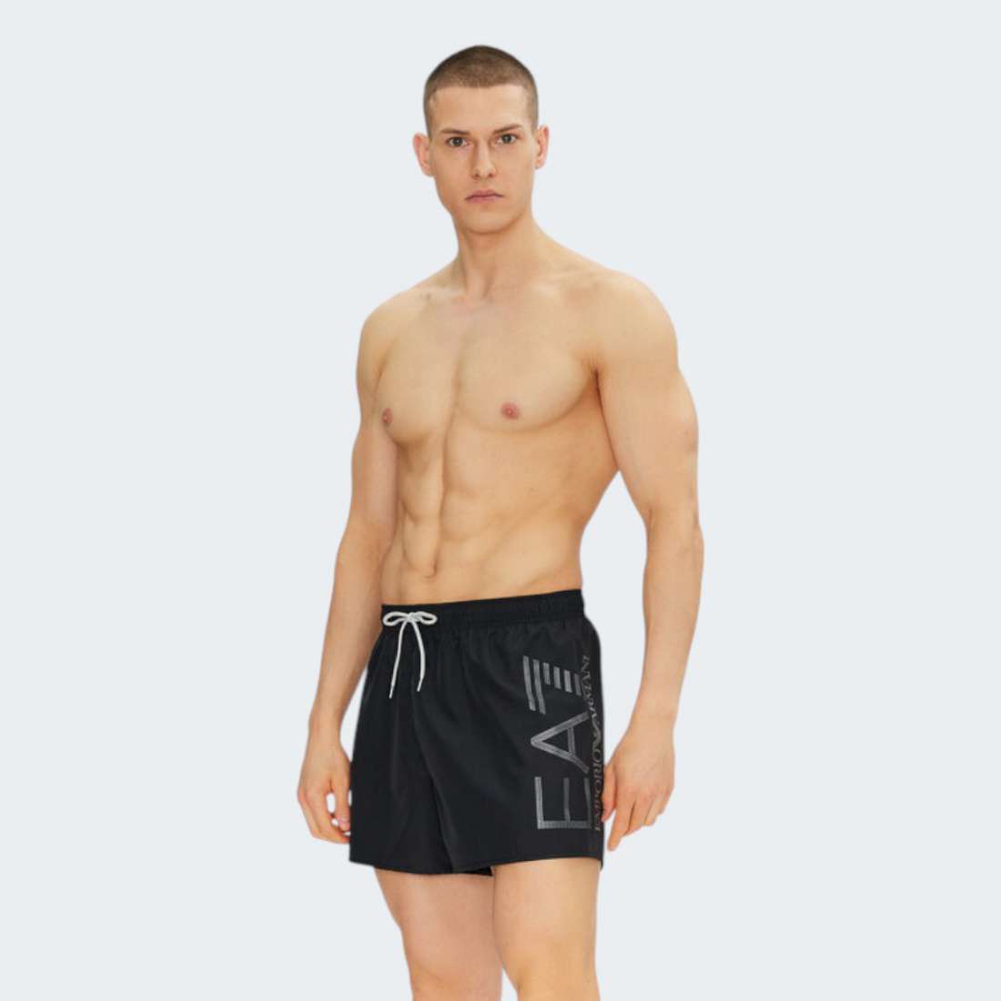 CALCOES DE BANHO ARMANI EA77M000550 BLACK/SILVER