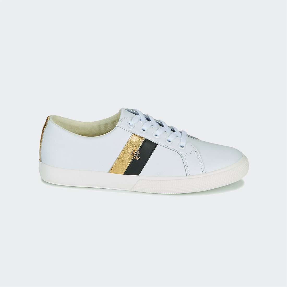 RALPH LAUREN JANSON II WHITE/BLACK/GOLD