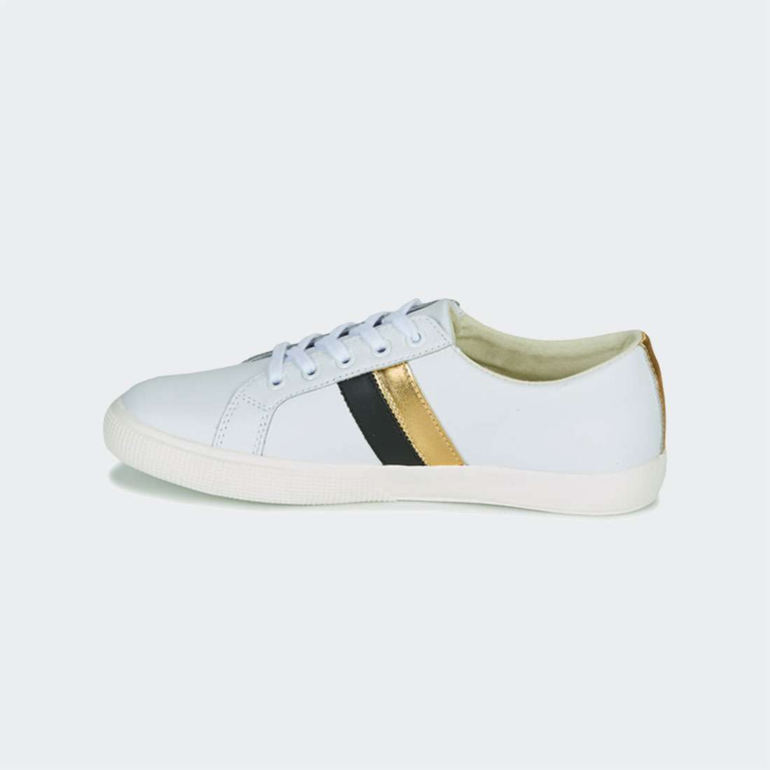 RALPH LAUREN JANSON II WHITE/BLACK/GOLD