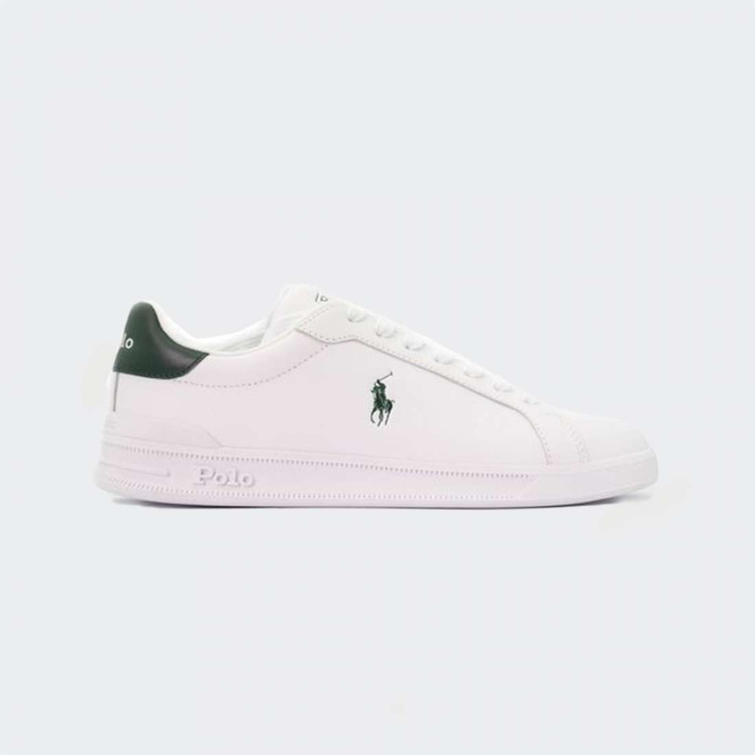 RALPH LAUREN HERITAFE COURT WHITE/COLLEGE GREEN PP