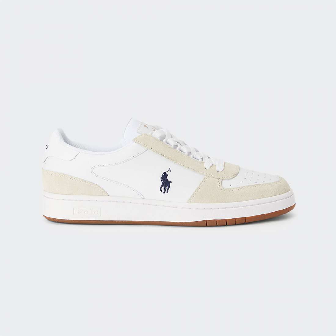 RALPH LAUREN COURT WHITE/NEW PORT NAVY