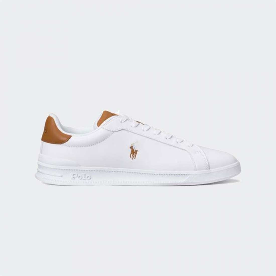 RALPH LAUREN HERITAGE COURT II WHITE/TAN