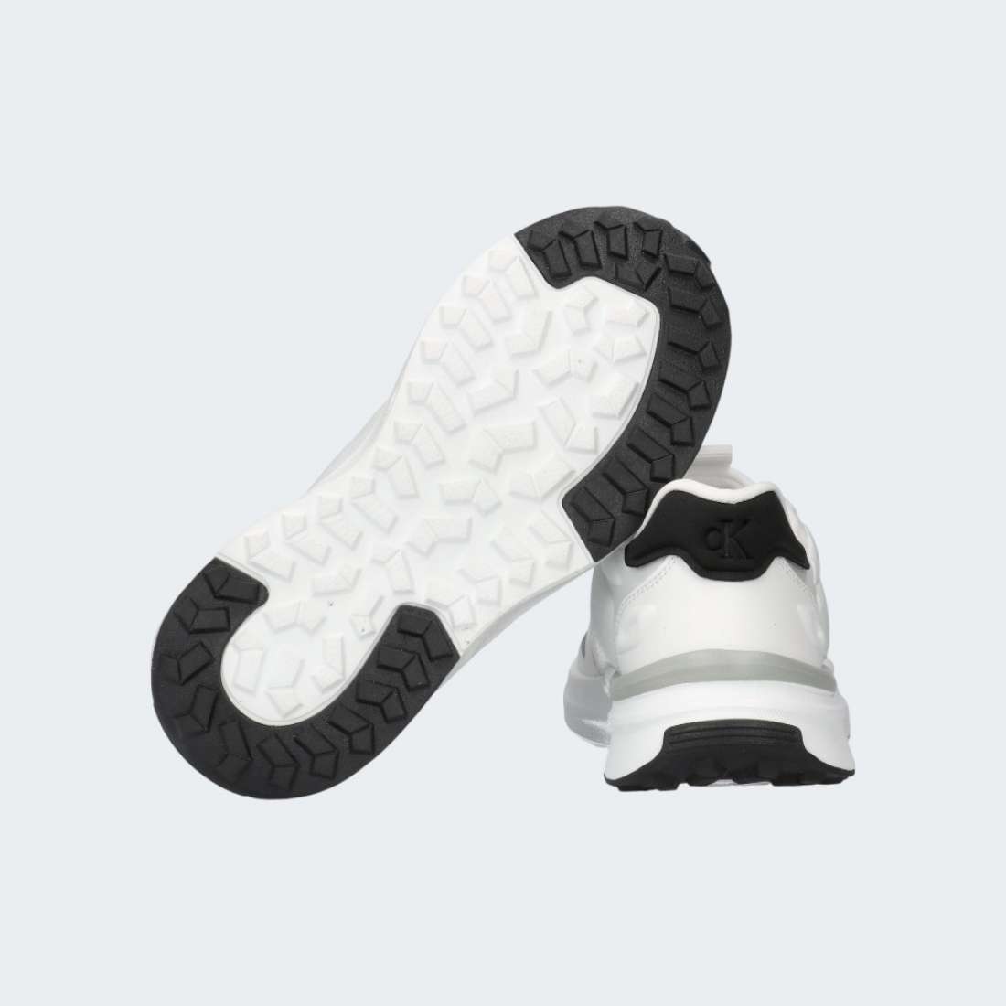 CALVIN KLEIN LACE UP WHITE/BLACK