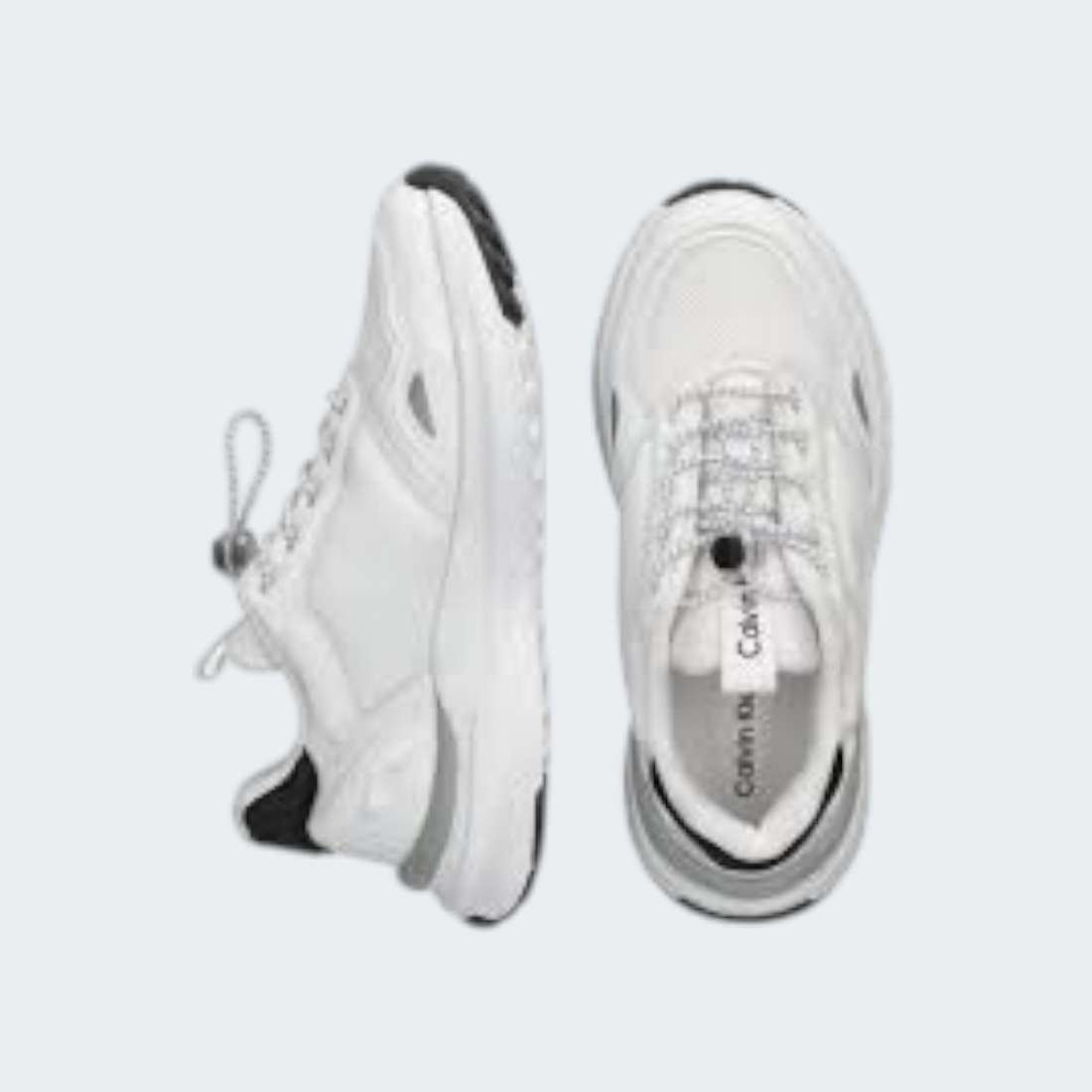 CALVIN KLEIN LACE UP WHITE/BLACK