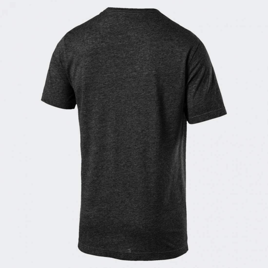 TSHIRT PUMA ESSENTIALS HEATHER BLACK