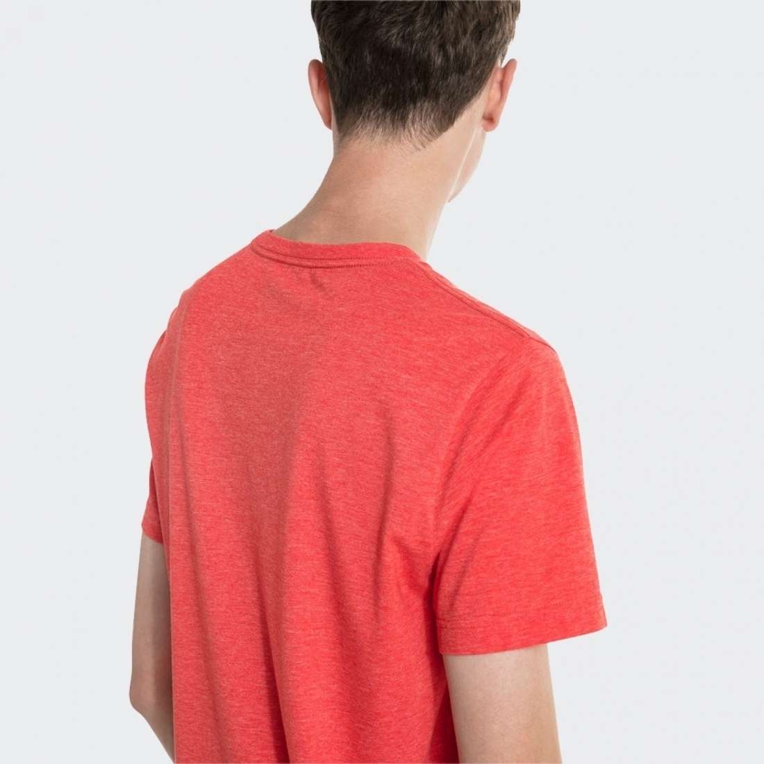 TSHIRT PUMA ESSENTIALS HEATHER RED