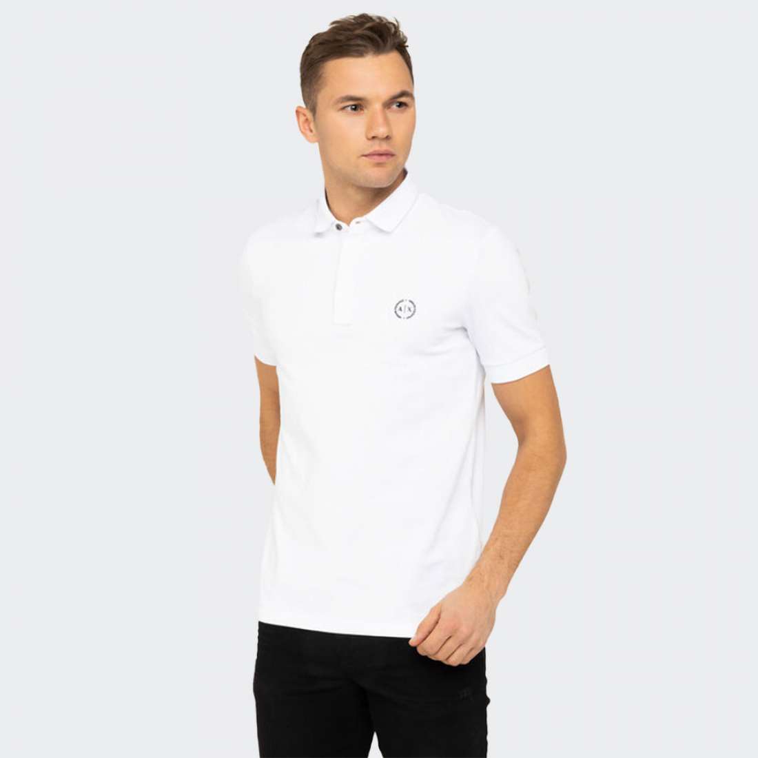 POLO ARMANI AX WHITE