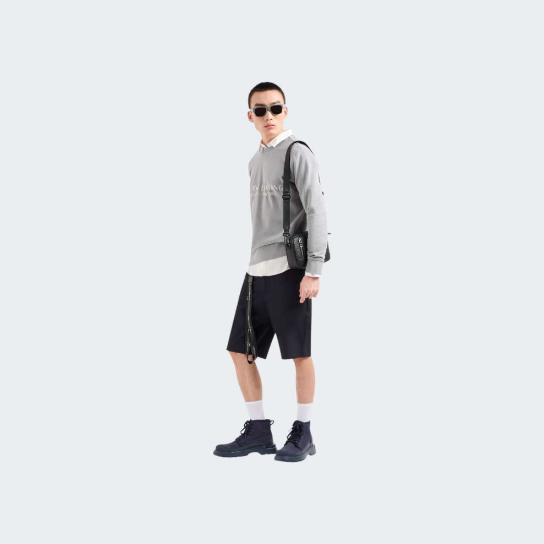 CALCAS ARMANI AX 8NZS49 DEEP NAVY