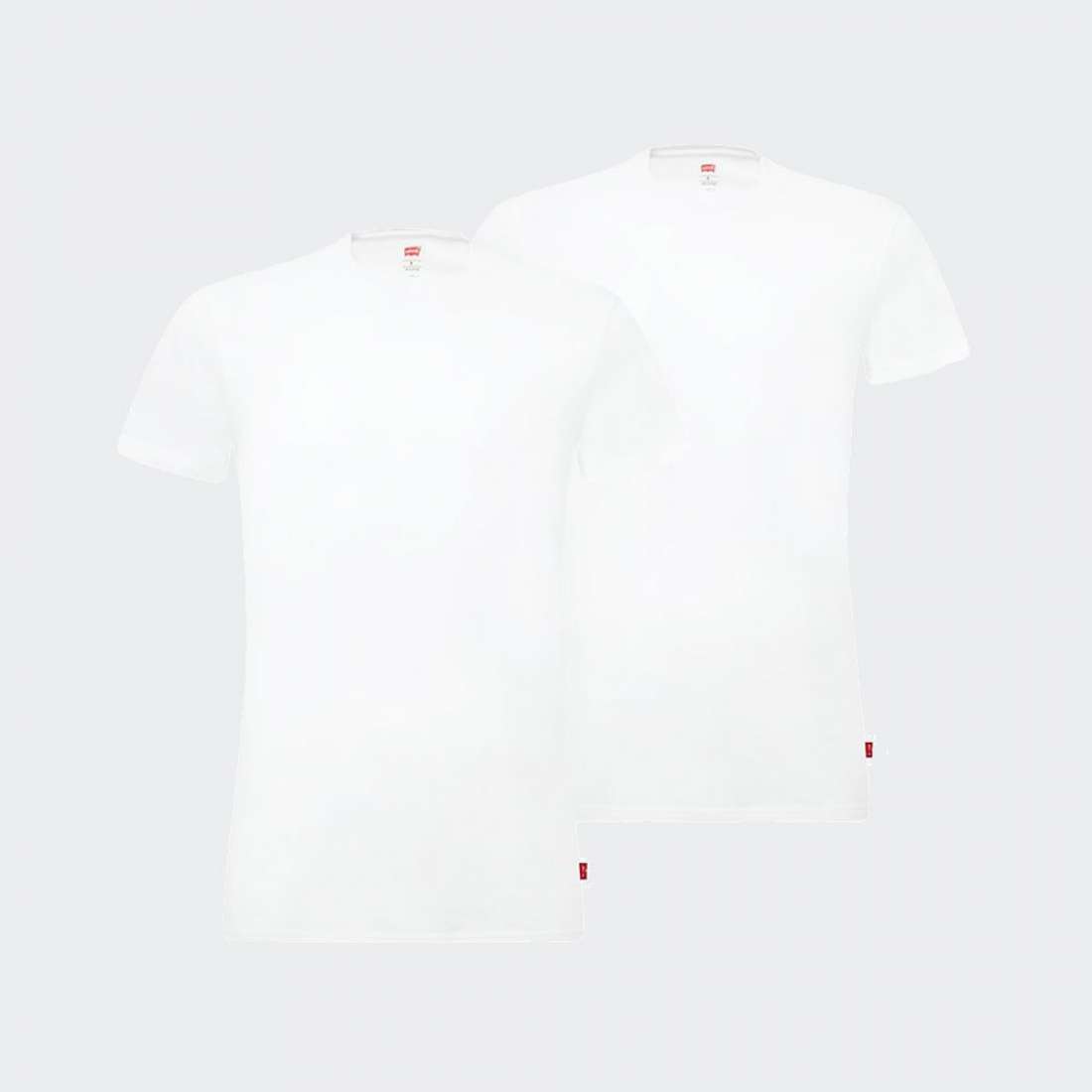 PACK 2 TSHIRTS LEVIS CREW WHITE