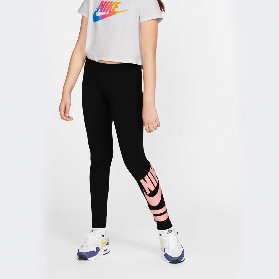 LEGGINS NIKE SPORTSWEAR GRAPHIC LEGG BLACK/ROSE