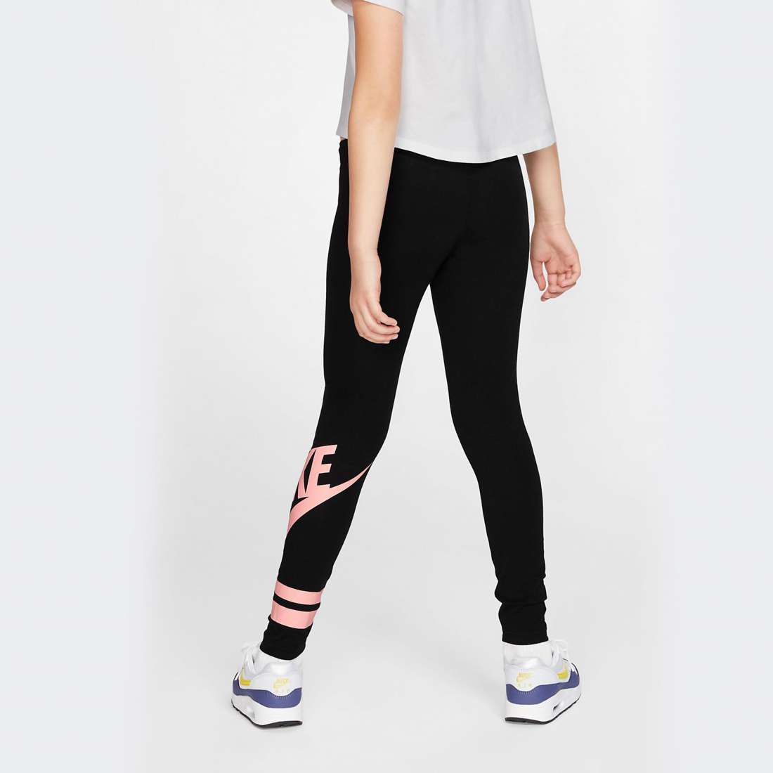 LEGGINS NIKE SPORTSWEAR GRAPHIC LEGG BLACK/ROSE