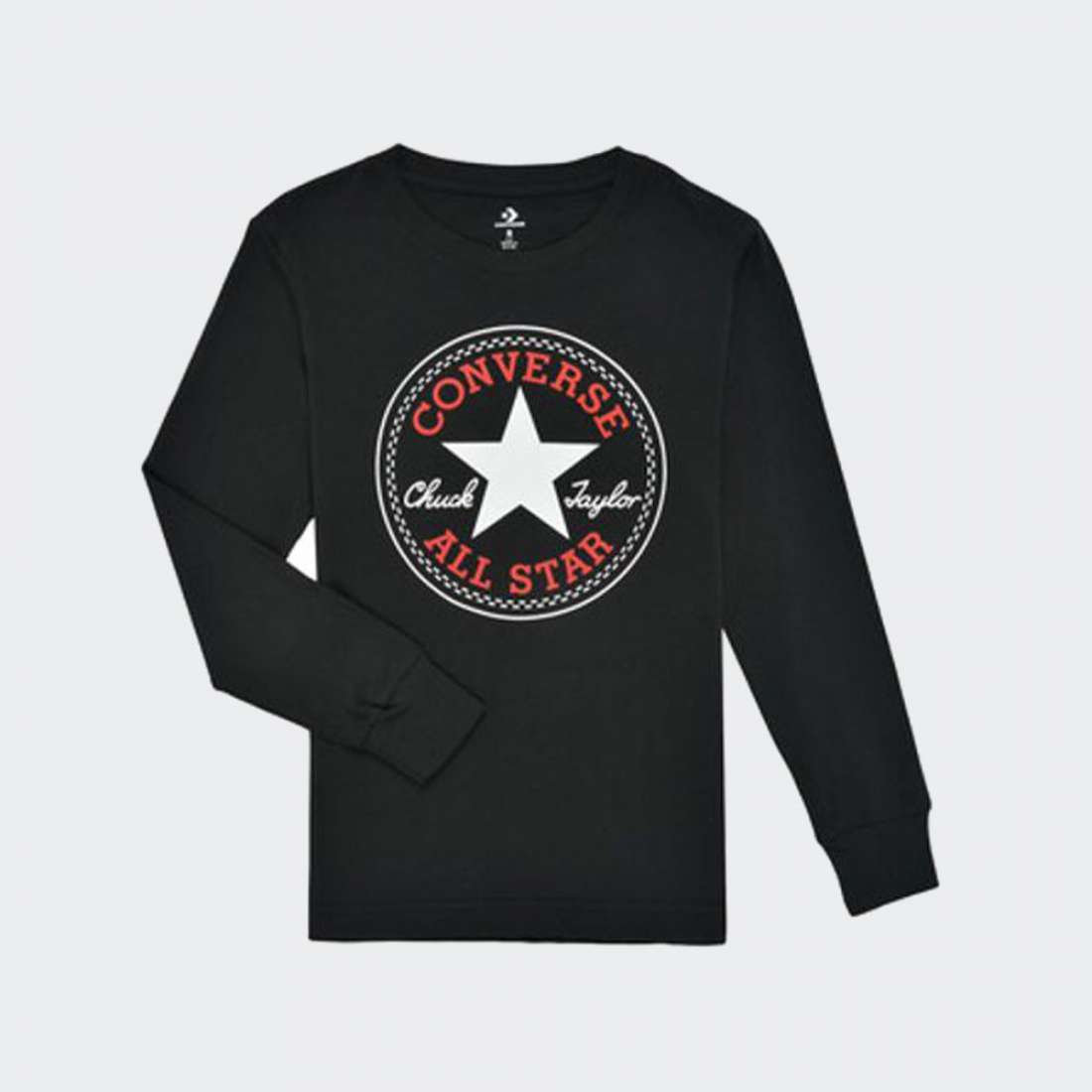 LONGSLEEVE CONVERSE CHUCK PATCH BLACK