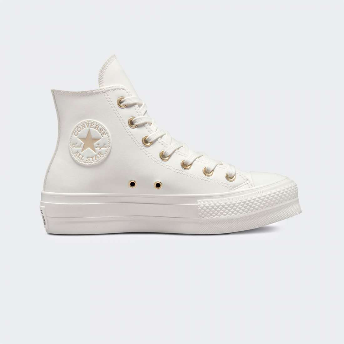 CONVERSE CHUCK TAYLOR ALL STAR LIFT PLATFORM VINTAGE WHITE/EGRET/GOLD