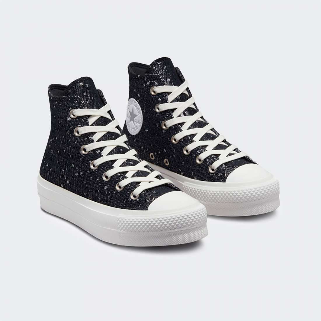 CONVERSE CHUCK TAYLOR ALL STAR LIFT BLACK/PURE SILVER/VINTAGE