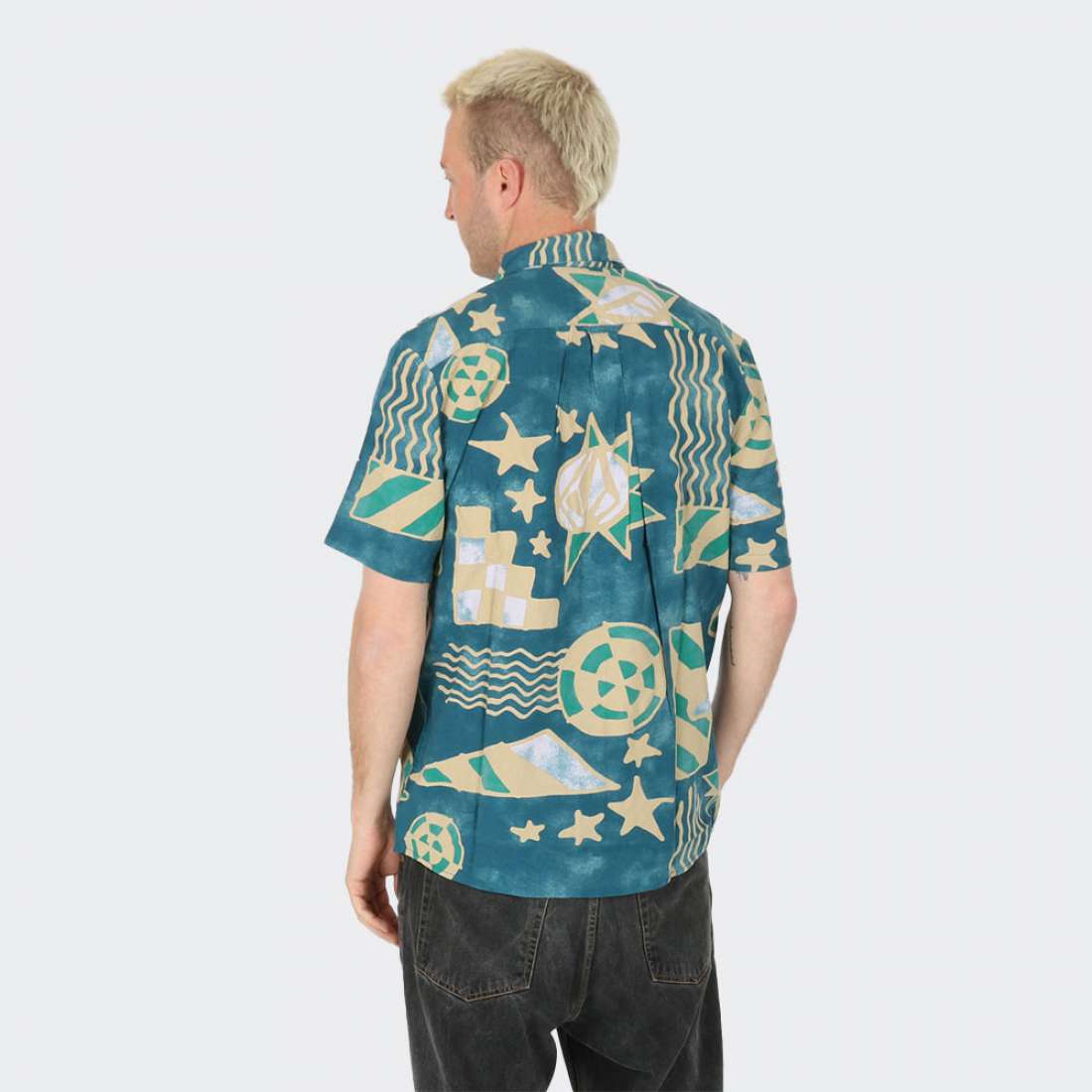 CAMISA VOLCOM HAND GEO AGED INDIGO