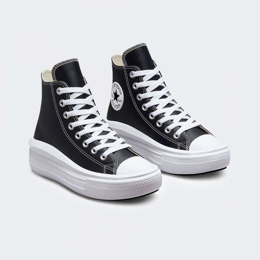 CONVERSE CHUCK TAYLOR HIGH TOP MOVE BLACK/WHITE/WHITE