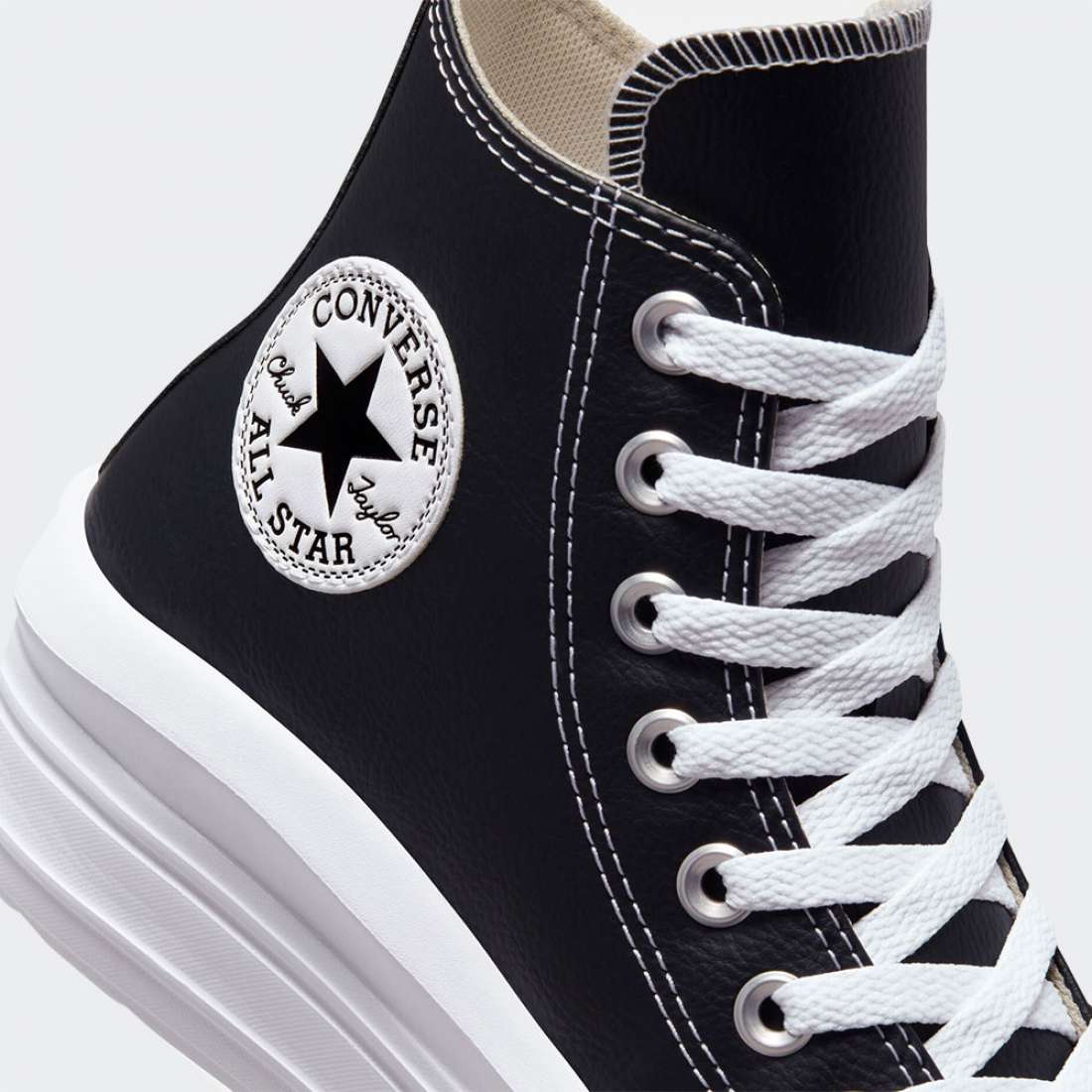 CONVERSE CHUCK TAYLOR HIGH TOP MOVE BLACK/WHITE/WHITE