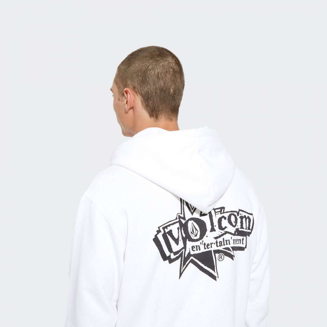 HOODIE VOLCOM V ENTERTAINMENT WHITE