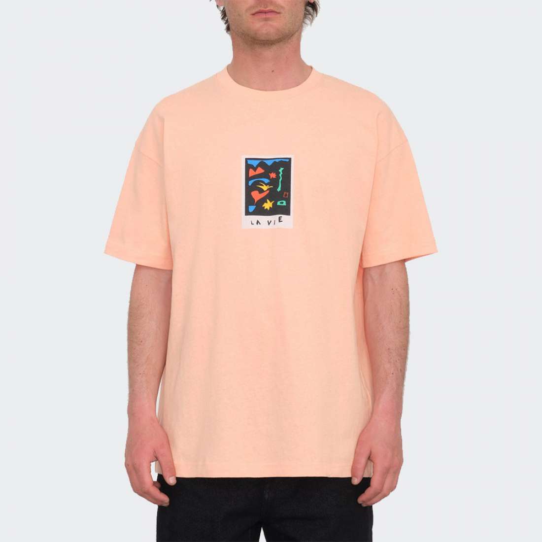 TSHIRT VOLCOM ARTHUR LONGO SALMON