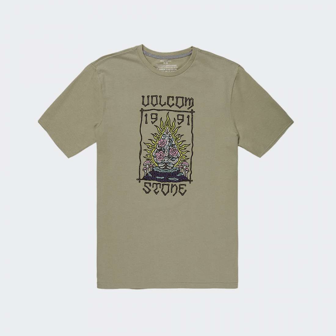 TSHIRT VOLCOM FARM TO YARN SEAGRASS GREEN