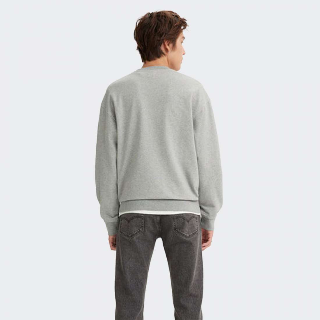 SWEATSHIRT LEVIS CREW SPORT GREY