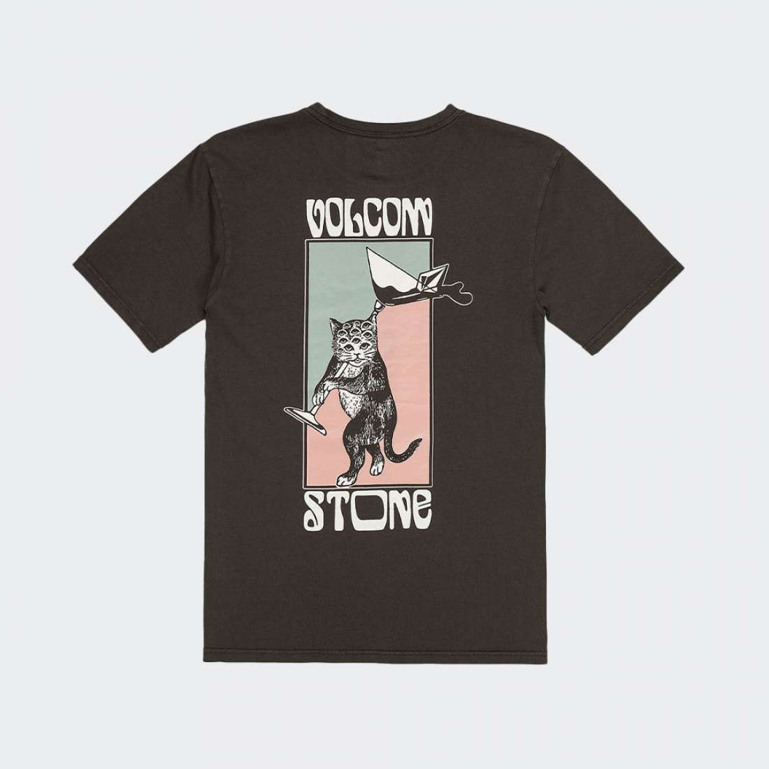 TSHIRT VOLCOM FELINE RINSED BLACK