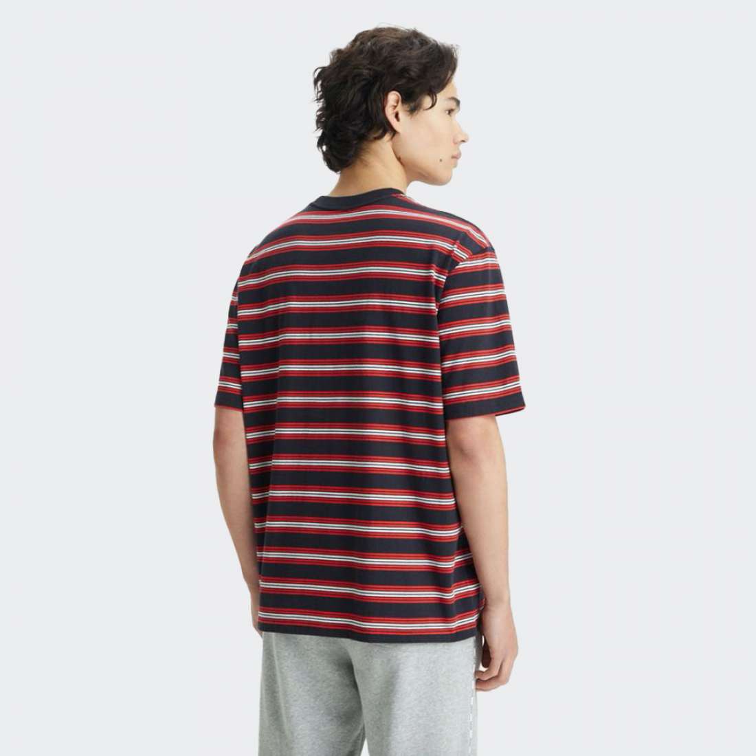 TSHIRT LEVIS STAY LOOSE GRAPHIC CAVIAR/WHITE/FLAME SCARL
