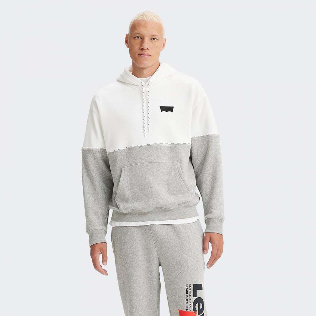 HOODIE LEVIS GRAPHIC PIPING NEUTRAL