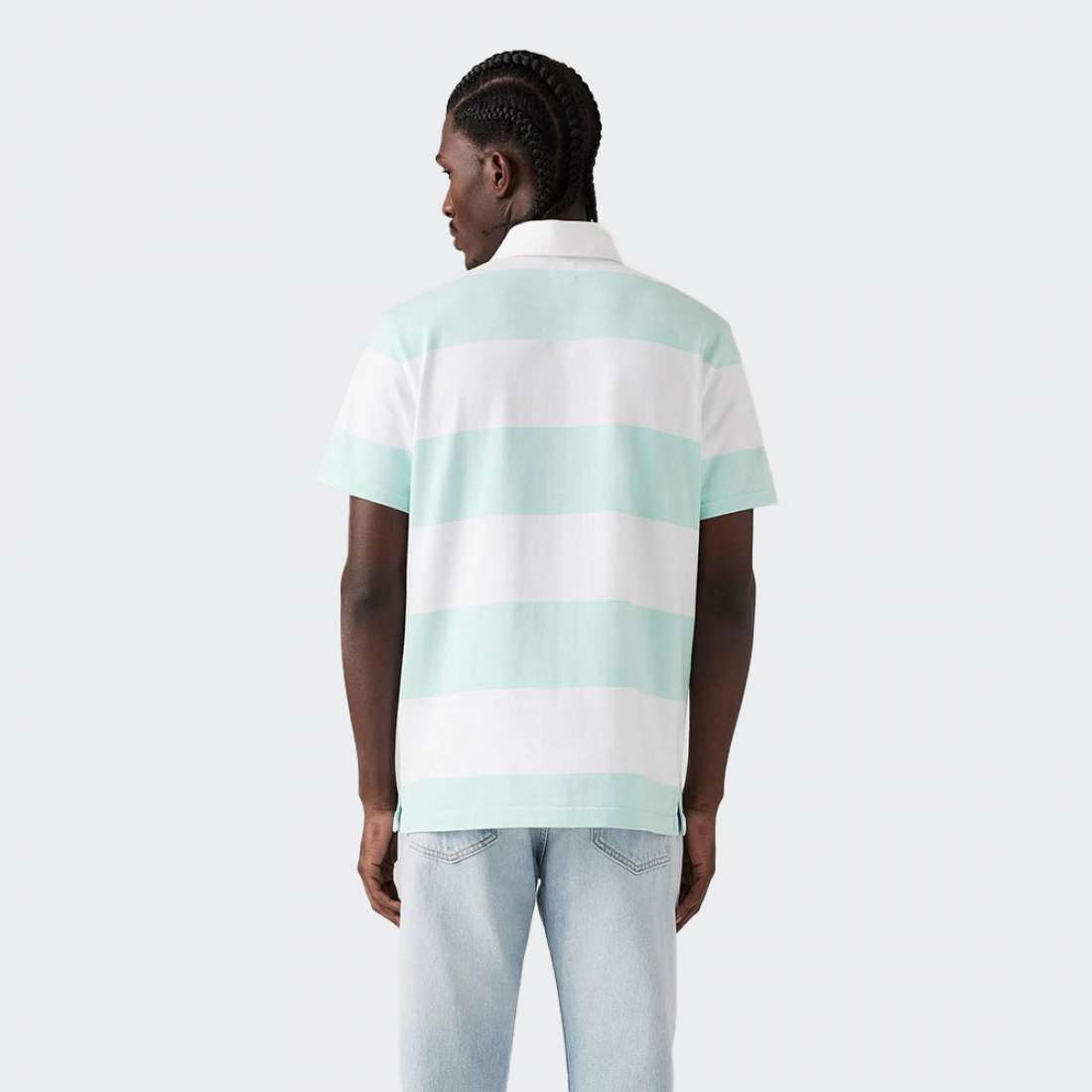 POLO LEVIS UNION RUGBY AQUA/WHITE