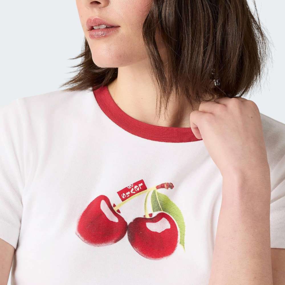 TSHIRT LEVIS SPORTY PHOTO FRUIT CHERRY
