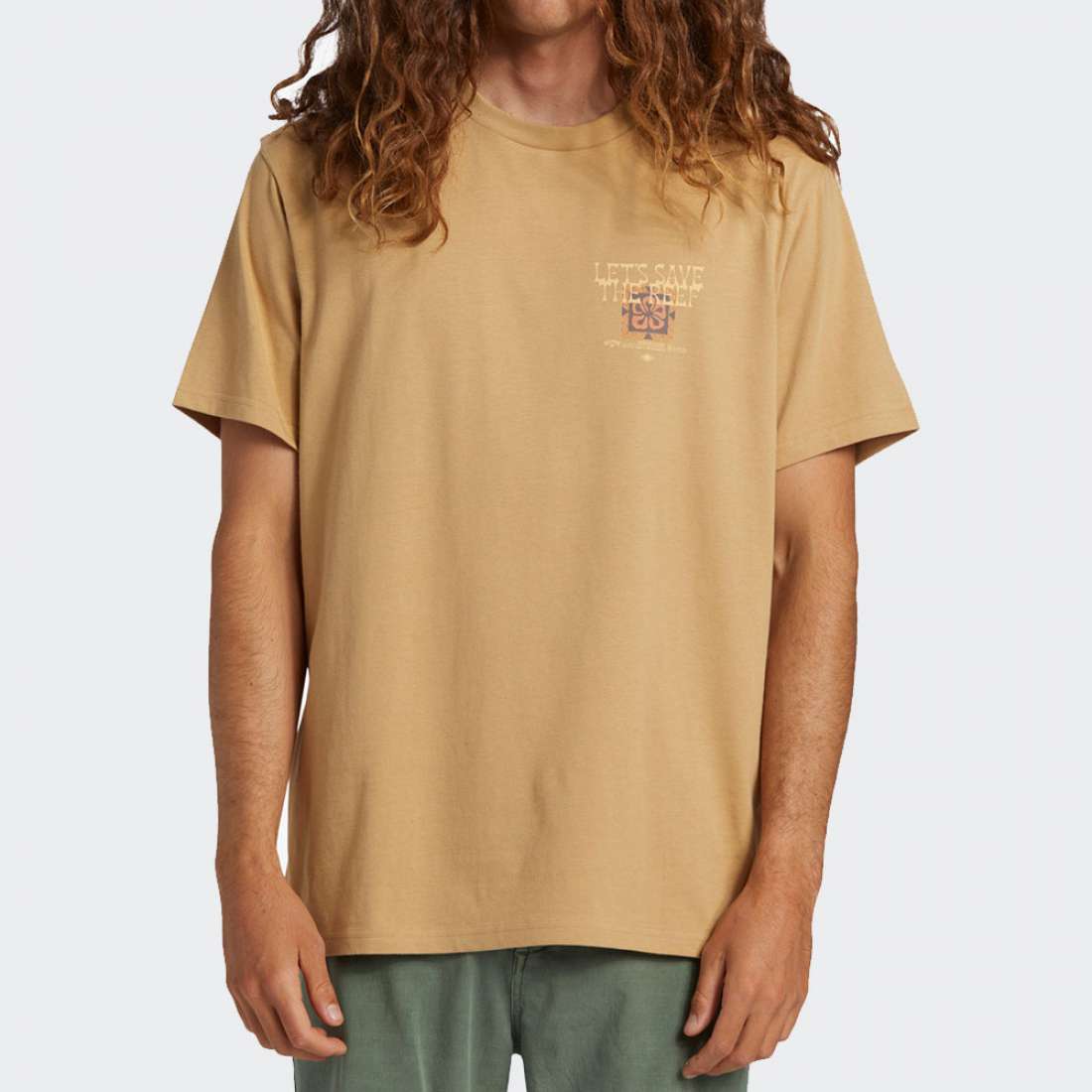 TSHIRT BILLABONG CG TIKI REEF DUSTY GOLD