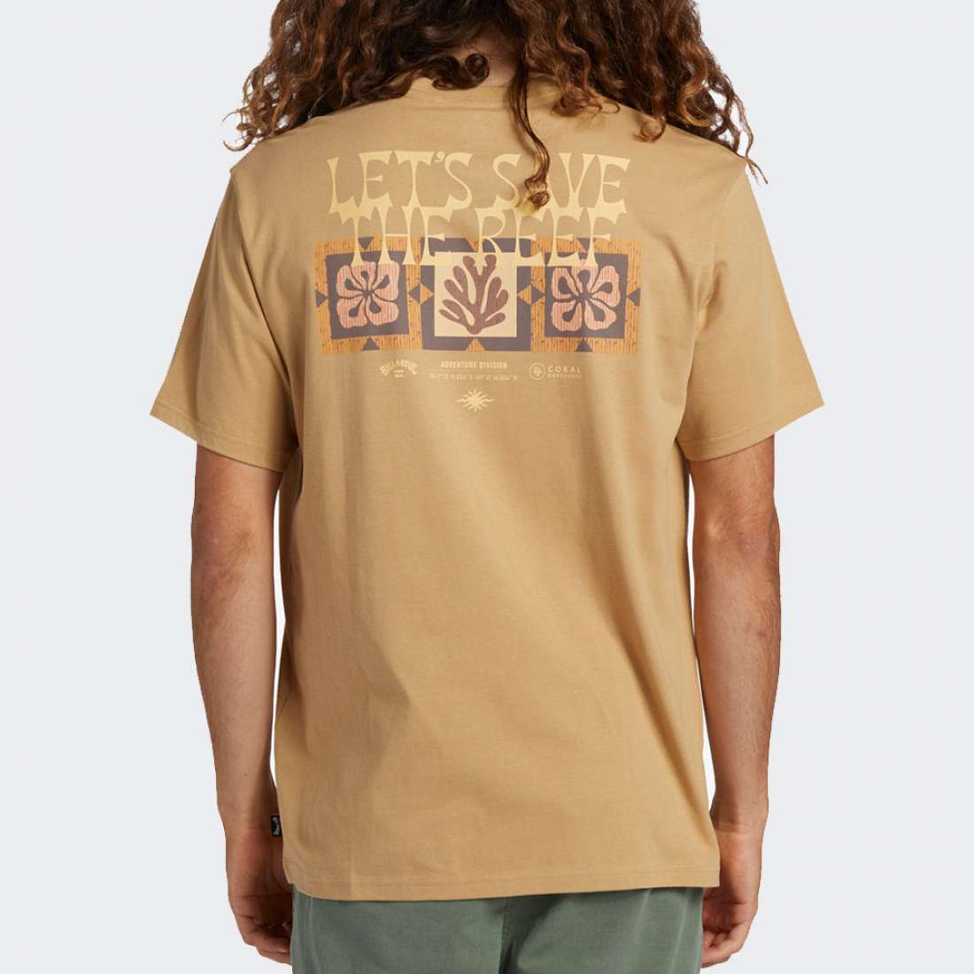 TSHIRT BILLABONG CG TIKI REEF DUSTY GOLD