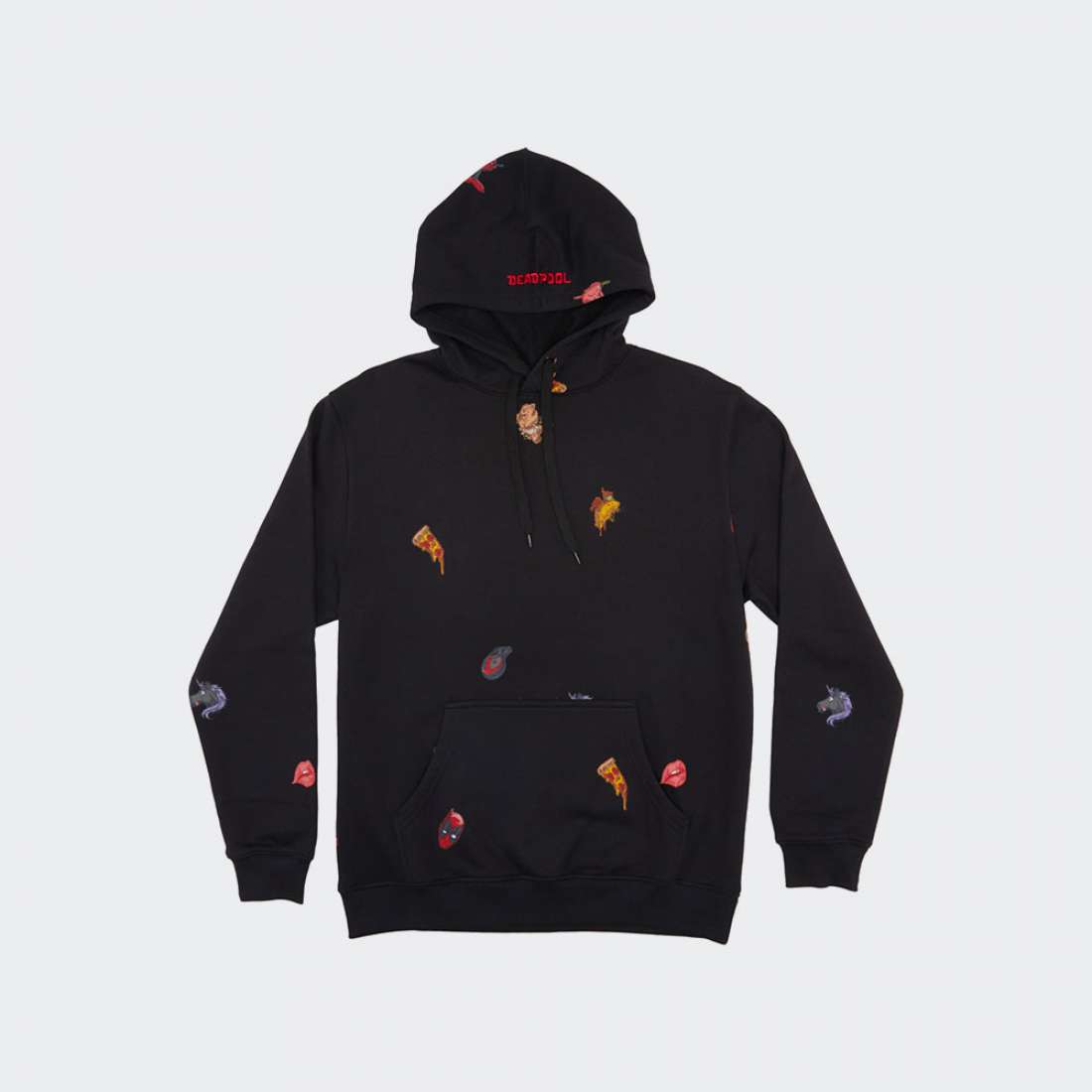 HOODIE DC ALL OVER BLACK