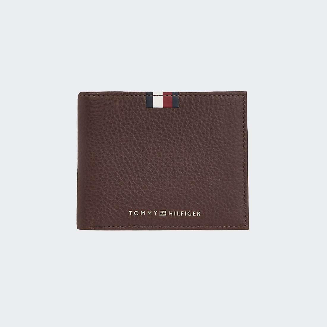 CARTEIRA TOMMY HILFIGER SIGNATURE PREMIUM MINI COFFE BEAN
