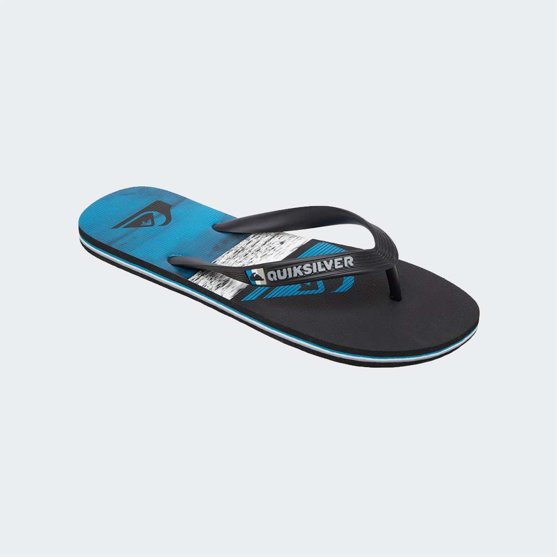 CHINELOS QUIKSILVER MOLOKAI PANEL BLACK/BLUE/BLUE