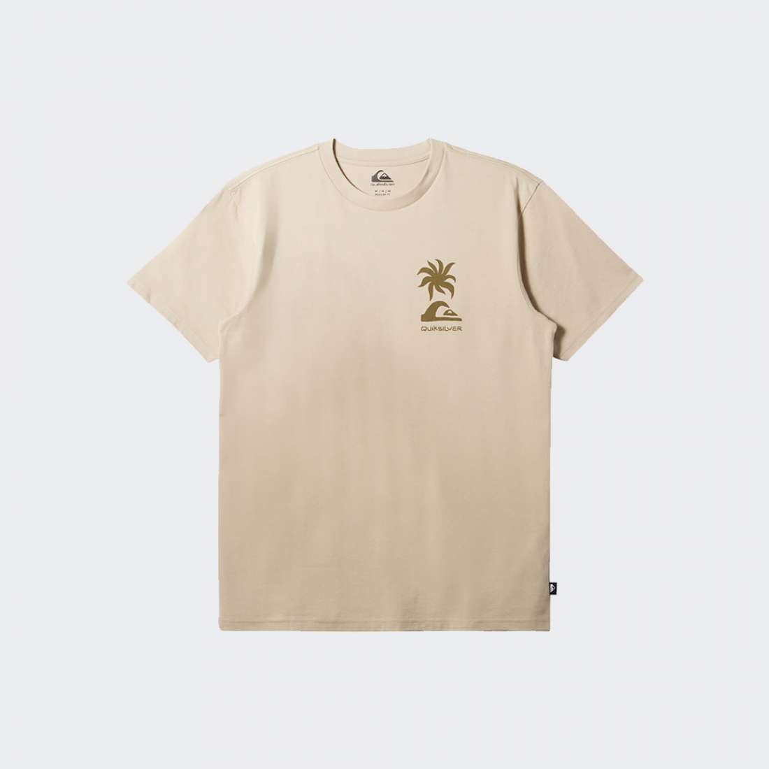 TSHIRT QUIKSILVER TROPICAL BREEZE MOR PLAZA TAUPE