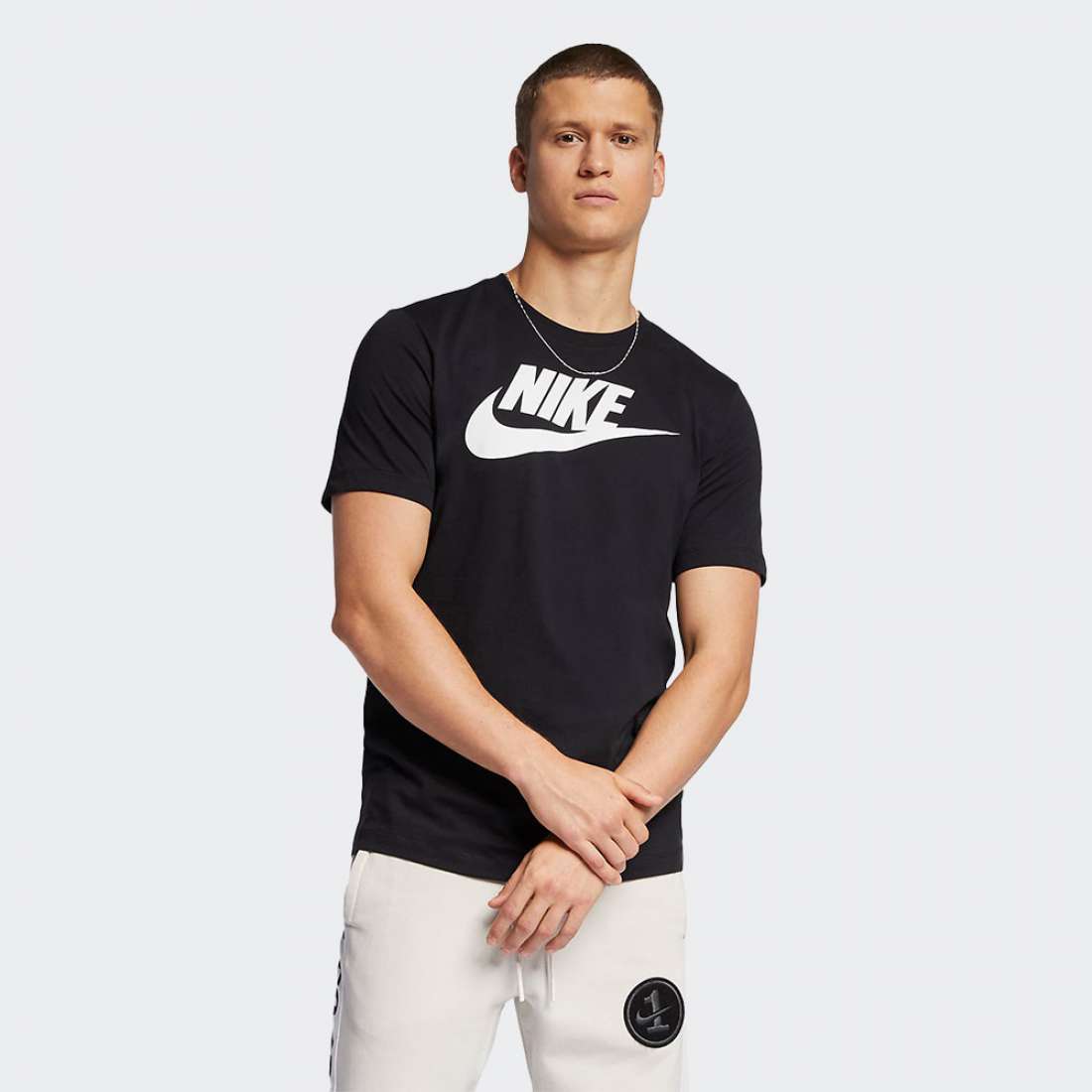 TSHIRT NIKE SPORTSWEAR M BLACK/WHITE