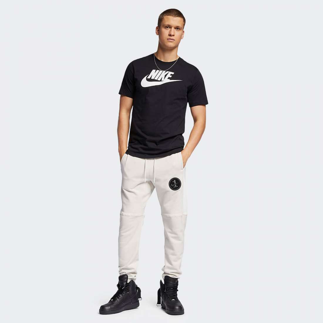 TSHIRT NIKE SPORTSWEAR M BLACK/WHITE