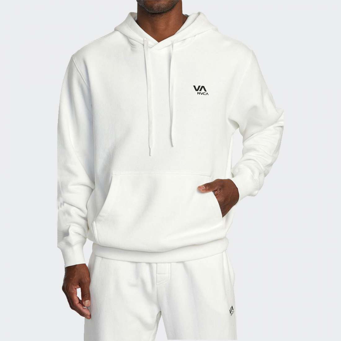 HOODIE RVCA VA ESSENTIAL OFF WHITE