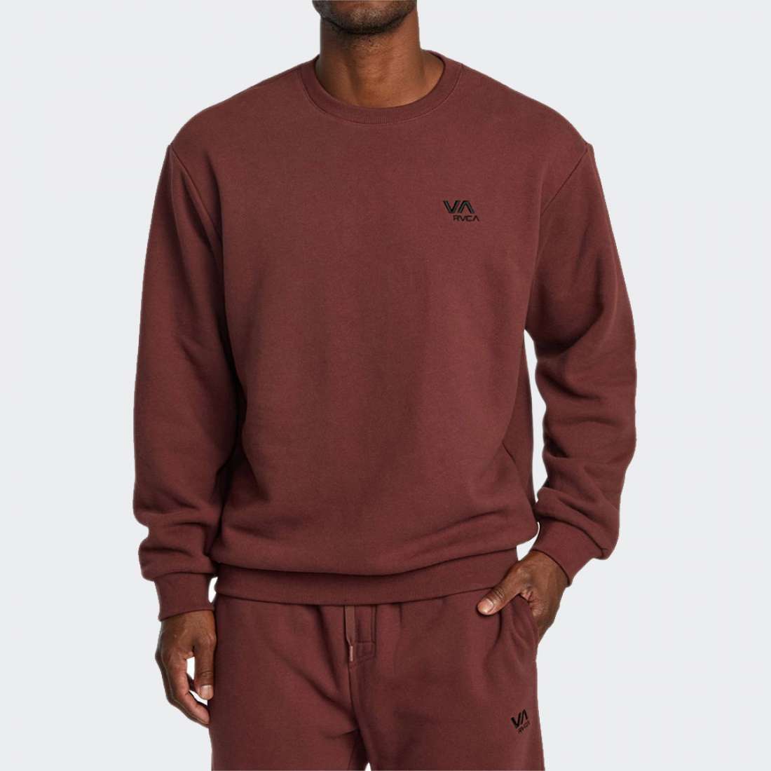 SWEATSHIRT RVCA VA ESSENTIAL BURGUNDY