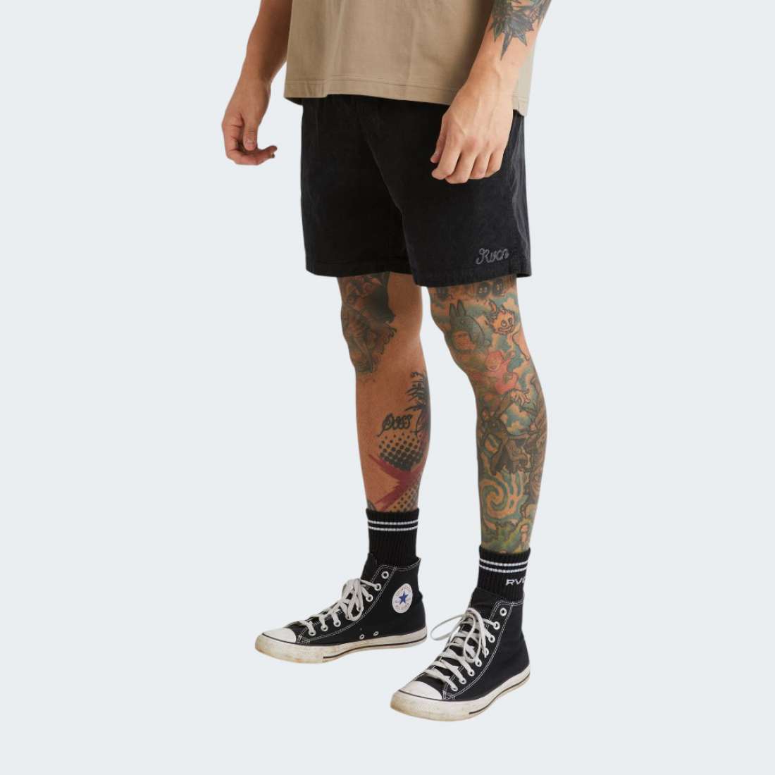 CALÇÕES RVCA ESCAPE BLACK