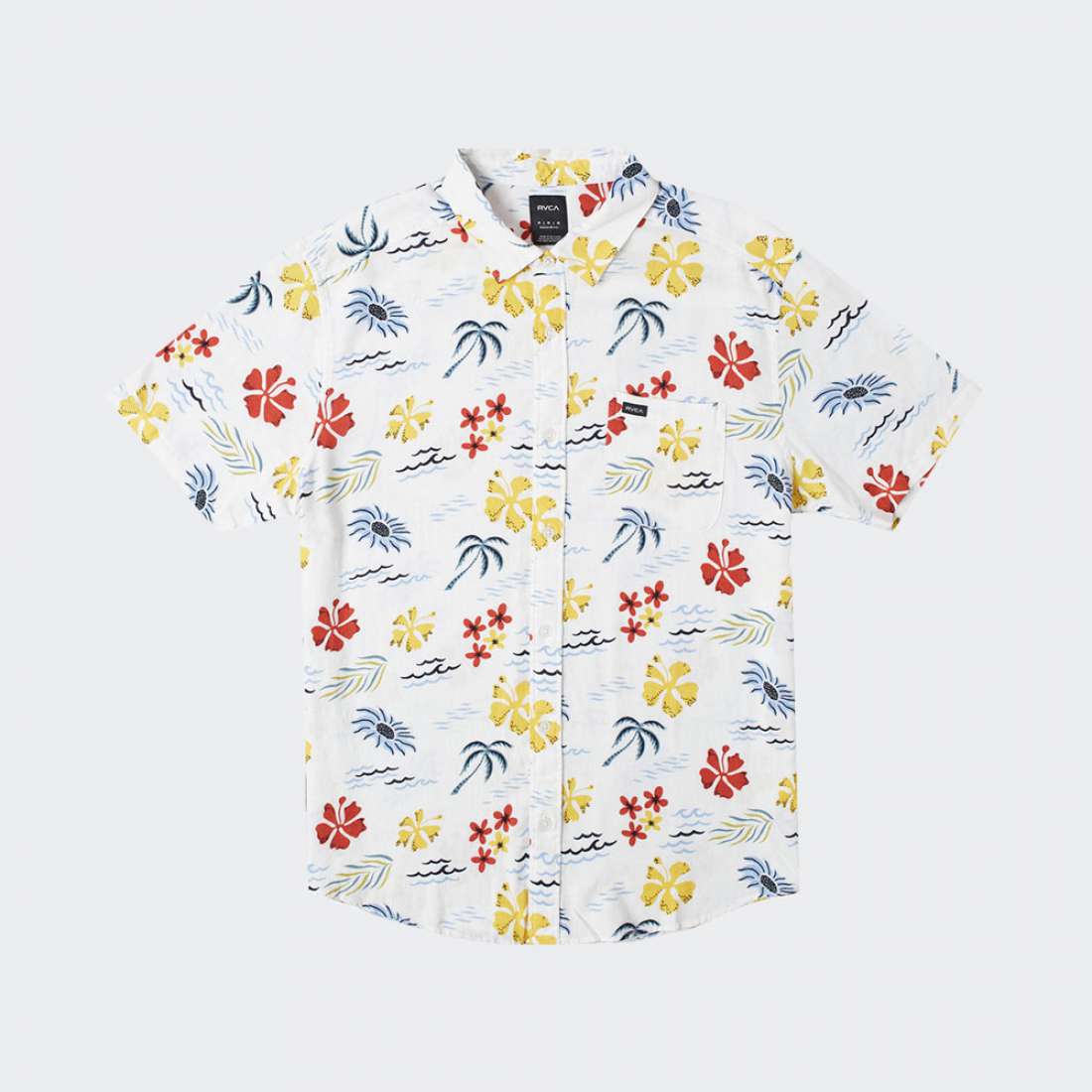 CAMISA RVCA WILL TRAVEL VANILLA