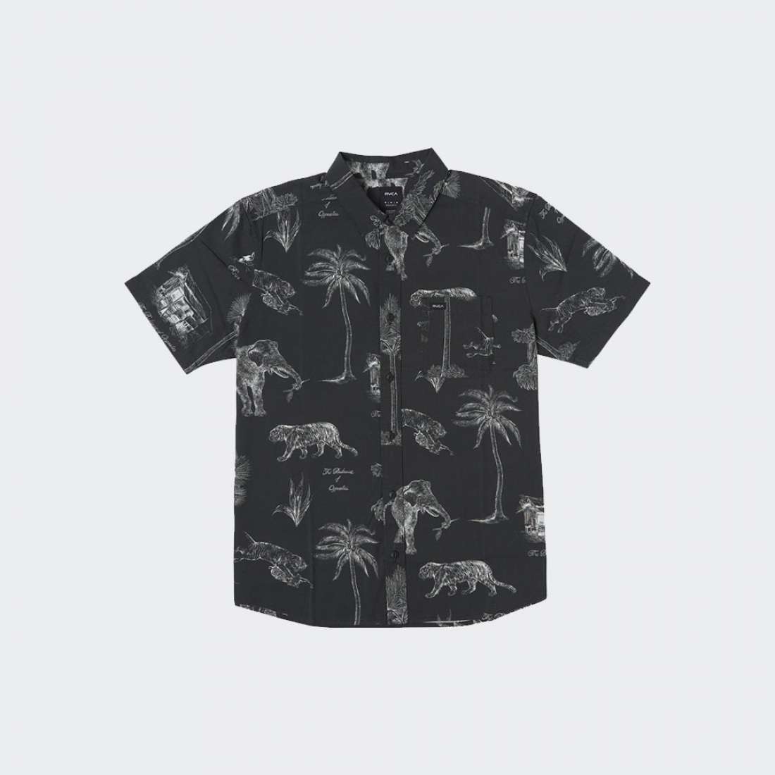 CAMISA RVCA TROPIC WINDS BLACK